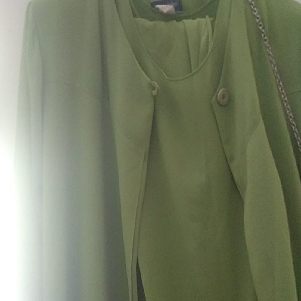 Beautiful Mint green 3 pcs pants suit